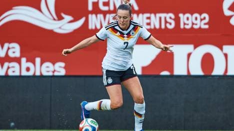 Im Dress der U23 des DFB: Mara Alber