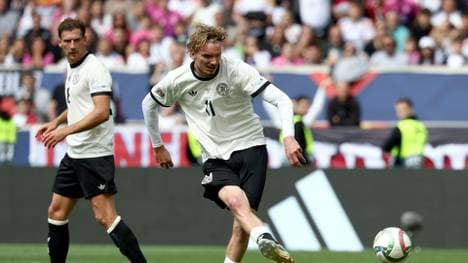 Ganz nah am ersten Länderspieltor: Nick Woltemade