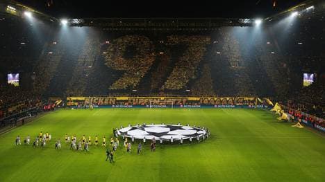 Der Signal Iduna Park vor dem Spiel gegen Juventus