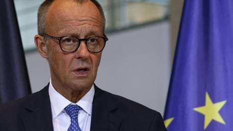 Voll des Lobes: Friedrich Merz