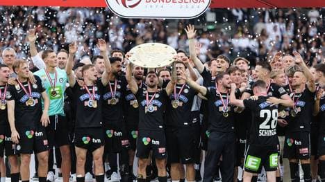 Sturm Graz feiert die Meisterschaft in Österreich