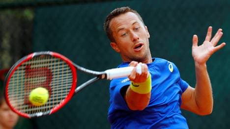 Philipp Kohlschreiber zeigte in seiner Auftaktpartie in Stuttgart eine solide Leistung