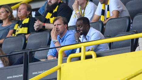 Markus Krösche mit Ben Manga 