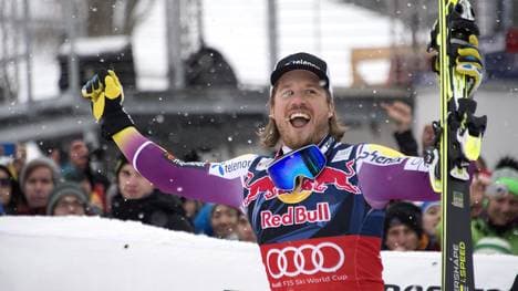SKI alpin-Kjetil Jansrud-Kitzbühel-Streif-Jubel