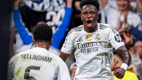 Jude Bellingham trifft nach einer starken Aktion von Vinicius Junior