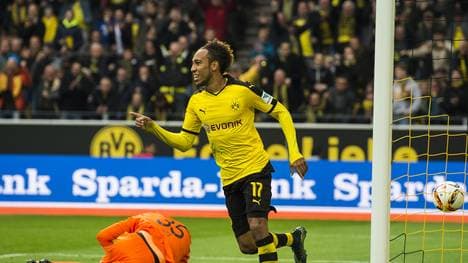Pierre-Emerick Aubameyang traf zum 1:0 für den BVB