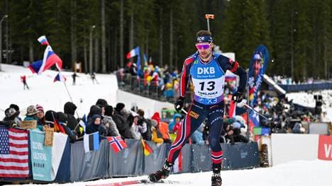 Sturla Holm Laegreid steht dicht vor dem Triumph im Gesamtweltcup