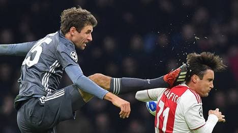 Thomas Müller sah in Amsterdam die erste Rote Karte seiner Karriere