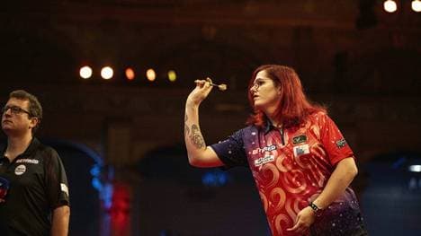 Noa-Lynn van Leuven ist im Ally Pally dabei