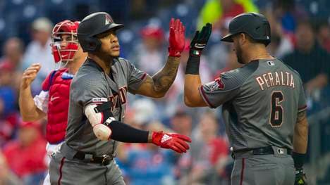 Die Arizona Diamondbacks hatten gegen Philadelphia jede Menge Grund zum Jubeln
