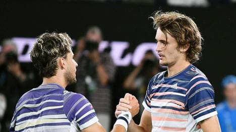 Alex Antonitsch schätzt Dominic Thiem (l.) stärker ein als Alexander Zverev (r.)