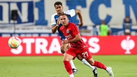 Mario Götze zeigte gegen den 1. FC Magdeburg eine starke Leistung