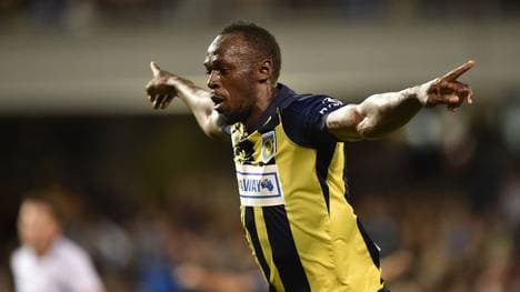 Usain Bolt erzielt zwei Tore in Testspiel für Central Coast Mariners