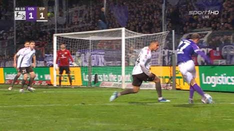 Michael Cuisance mit dem Rabona in der 89. Minute