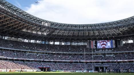 <Wieder WM-Schauplatz: Das Nationalstadion in Tokio