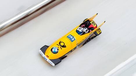 Francesco Friedrich und mussten sich in Altenberg einem kanadischen Zweier geschlagen geben