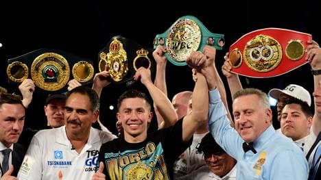 Boxer Gennadi Golowkin erhält weiteren Gürtel 