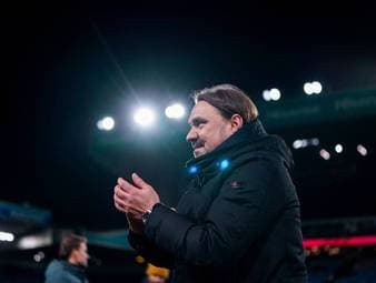 Plötzlich grüßt Farke in England von Platz 1