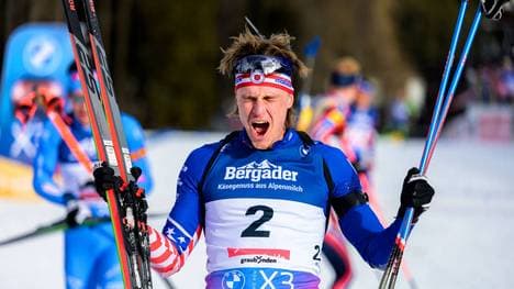 Campbell Wright hat wieder Silber gewonnen