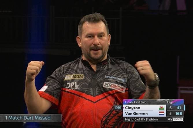 Mega-Comeback! Clayton klaut van Gerwen den Sieg