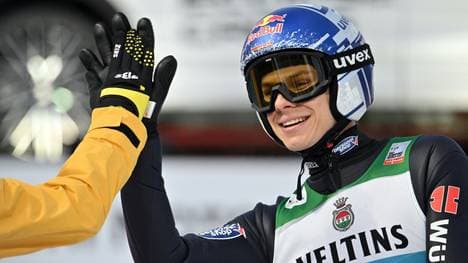 Dritter in Garmisch-Partenkirchen: Andreas Wellinger