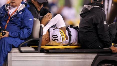 Ryan Shazier verletzte sich im Dezember im Spiel gegen die Bengals schwer am Rücken