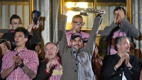 Für Bayern-Coach Pep Guardiola ist es bereits der dritte Meistertitel mit dem FCB