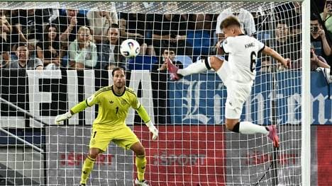 Voller Einsatz bei Joshua Kimmich