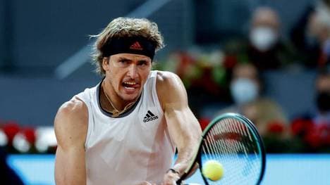 Alexander Zverev ist in Madrid im Finale gegen Matteo Berrettini gefordert