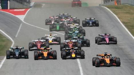 Enges Rennen in Barcelona