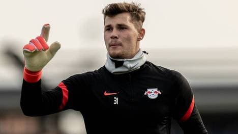 Leipzigs Torwart Josep Martinez wird gegen Brügge im RB-Kasten stehen