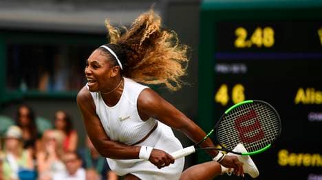 Serena Williams steht zum elften Mal im Halbfinale von Wimbledon