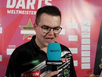 Gian van Veen spricht nach seinem Sieg in der zweiten Runde über das Spiel und sein Big Fish-Finish zum Satzgewinn