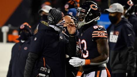 Javon Wims wird gegen die New Orleans Saints disqualifiziert