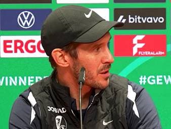 Julian Schuster freut sich auf das Viertelfinale im DFB-Pokal - und kommt ob des Wochentages kurzzeitig durcheinander. 