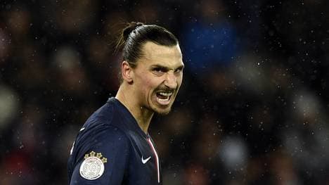Zlatan Ibrahimovic-Paris St. Germain-böse