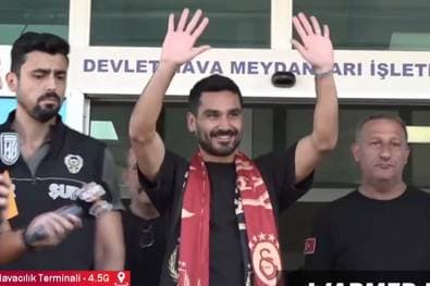 Was für ein Empfang für Gündogan!