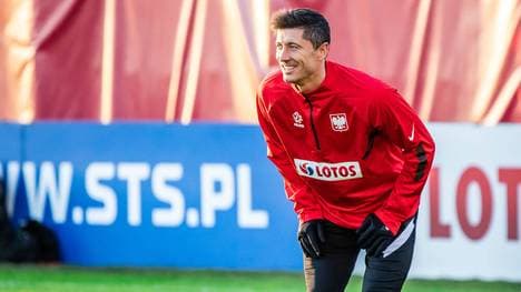 Robert Lewandowski weilt aktuell bei der polnischen Nationalmannschaft