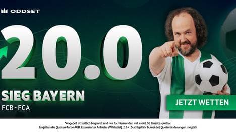 20er-Quotenturbo bei ODDSET zur Begegnung FCB - FCA