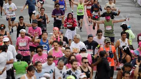 Beim Mexico City Marathon sollen rund ein Drittel der Teilnehmer abgekürzt haben