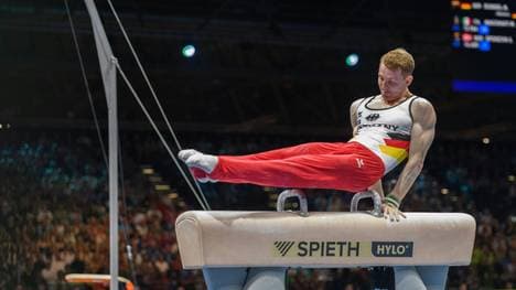 Nils Dunkel am Pauschenpferd