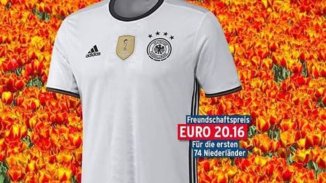 Das DFB-Trikot gibt es für Niederländer zum Spezialpreis