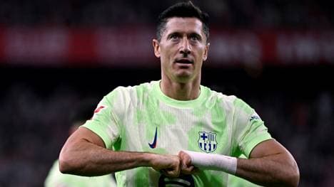 Mit dem Nationaltrainer über Kreuz: Robert Lewandowski
