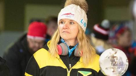 Sandra Kiriasis liegt mit dem Bob-Verband von Jamaika über Kreuz