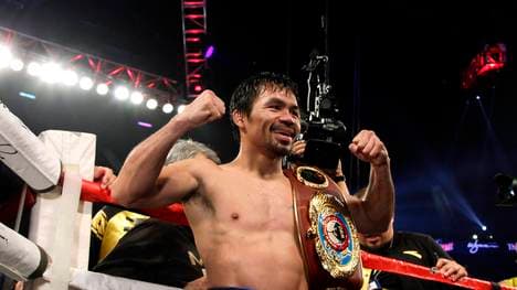 Manny Pacquiao hatte im vergangenen April seine Karriere zunächst für beendet erklärt