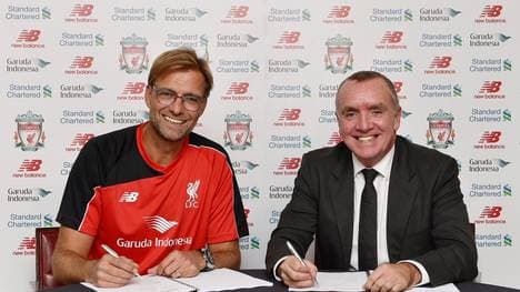 Jürgen Klopp hat seinen Vertrag in Liverpool unterschrieben