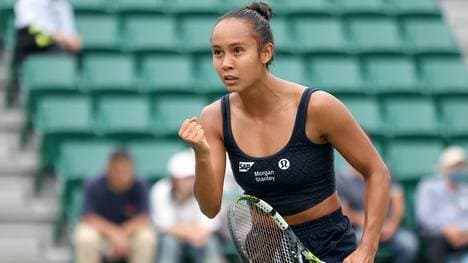 Triumph in Osaka: Leylah Fernandez ballt die Jubelfaust