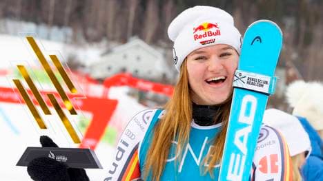 Emma Aicher holte ihren ersten Weltcup-Sieg