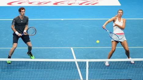 Andy Murray spielte schon Mixed mit Maria Scharapowa