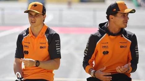 Oscar Piastri und Lando Norris kämpfen um den WM-Titel